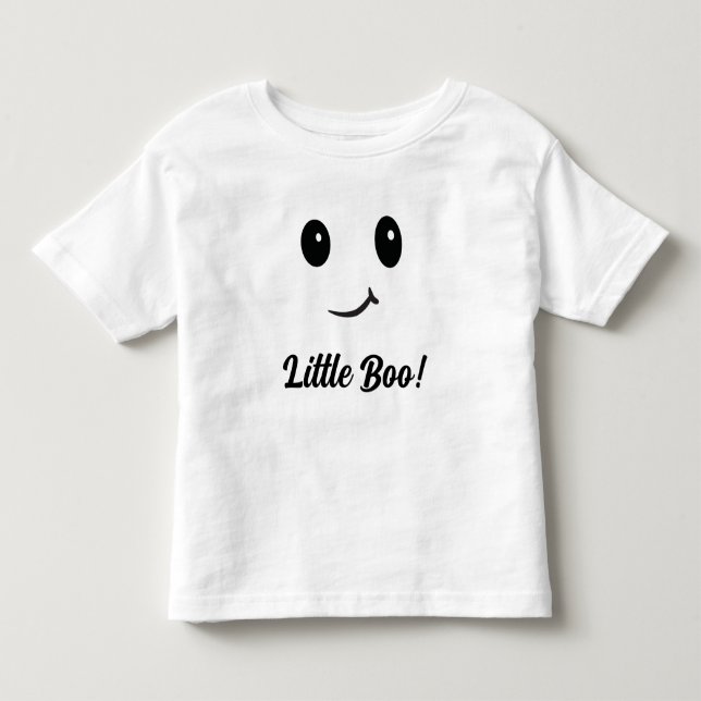 Little Boo! Cute Ghost Costume T Shirt (Framsida)