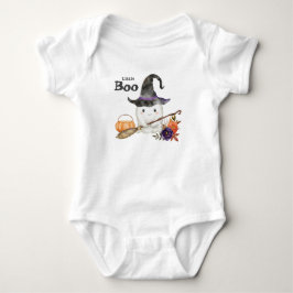 Little Boo Cute Ghost Halloween 1st Birthday T Shirt
