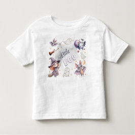 Little Boo Cute Spooky Halloween Birthday T-Shirt