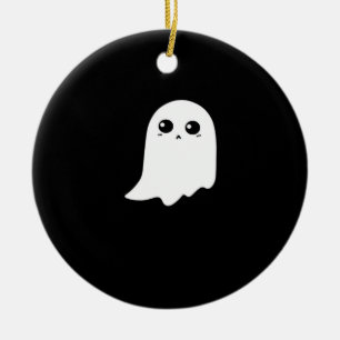 Little Boo Funny Meme Julgransprydnad Keramik