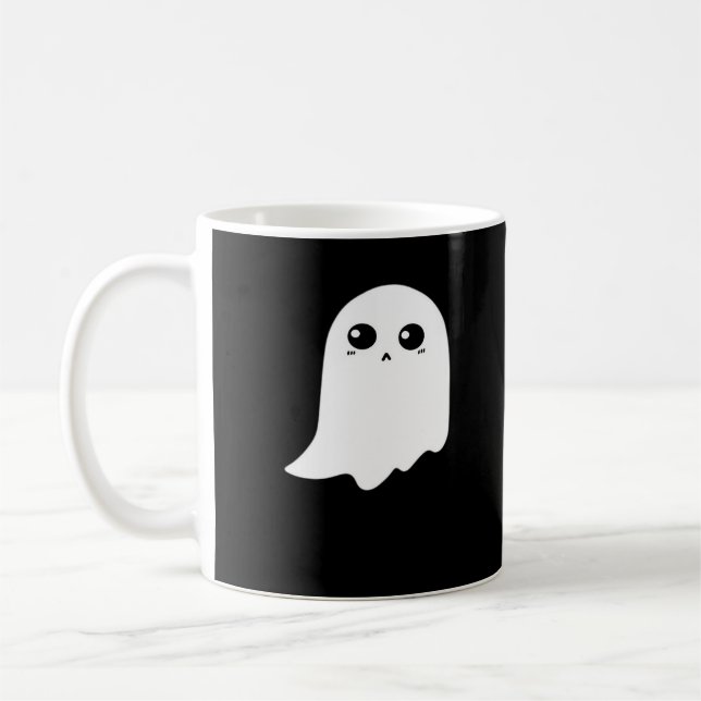 Little Boo Funny Meme Kaffemugg (Vänster)