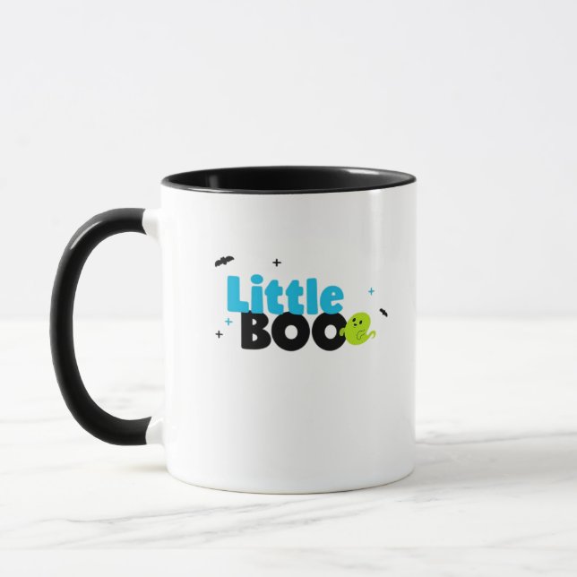 Little Boo Funny Retro Mugg (Vänster)