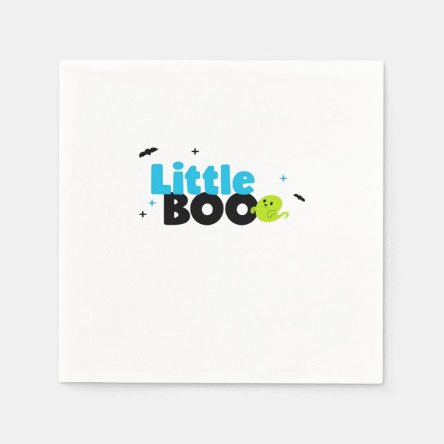 Little Boo Funny Retro Pappersservett (Framsidan)