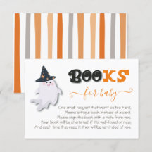 Little Boo Ghost Baby Shower Bokar för Baby