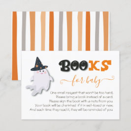 Little Boo Ghost Baby Shower Bokar för Baby Inbjudningar