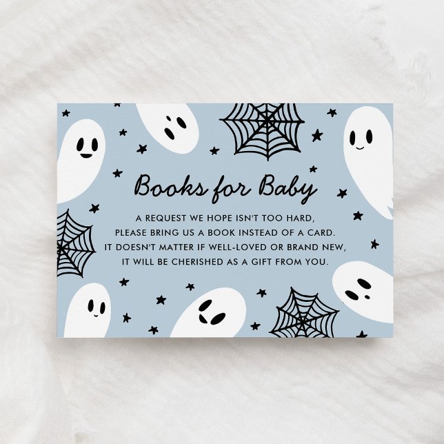 Little Boo Ghost Baby Shower Bokar för Baby Tilläggskort (Skapare uppladdad)