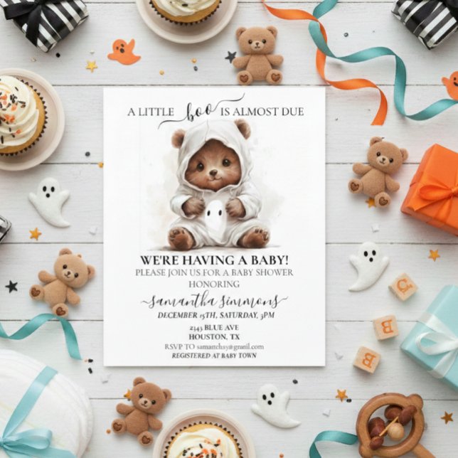 Little Boo Ghost Halloween Baby Bear (Skapare uppladdad)