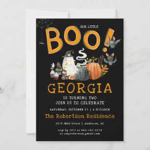 Little Boo   Ghost Halloween-Födelsedagsfest