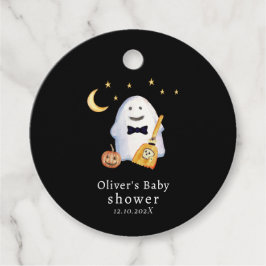 Little Boo Ghost Hollaween Baby Shower Gåvor Etiketter