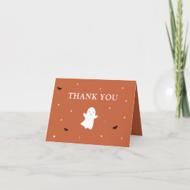 Little Boo Ghost Orange Baby Shower Tack