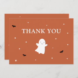 Little Boo Ghost Orange Baby Shower Tack