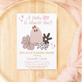 Little Boo Girl Baby Shower Inbjudningar