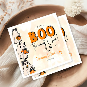 Little Boo Halloween 1st Birthday Pappersservett