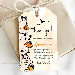 Little Boo Halloween 1st Birthday Presentetikett
