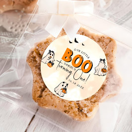 Little Boo Halloween 1st Birthday Runt Klistermärke