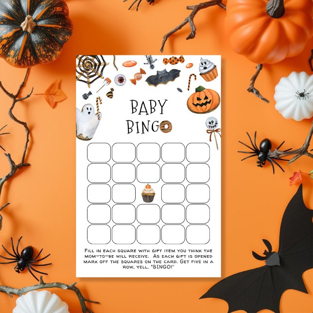 Little Boo Halloween Baby Shower Bingo Game (Skapare uppladdad)