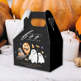 Little Boo Halloween Baby Shower Black Presentaskar