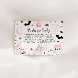Little Boo Halloween Baby Shower Bokar för Baby Tilläggskort