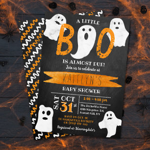 Little Boo! Halloween Baby Shower Inbjudningar