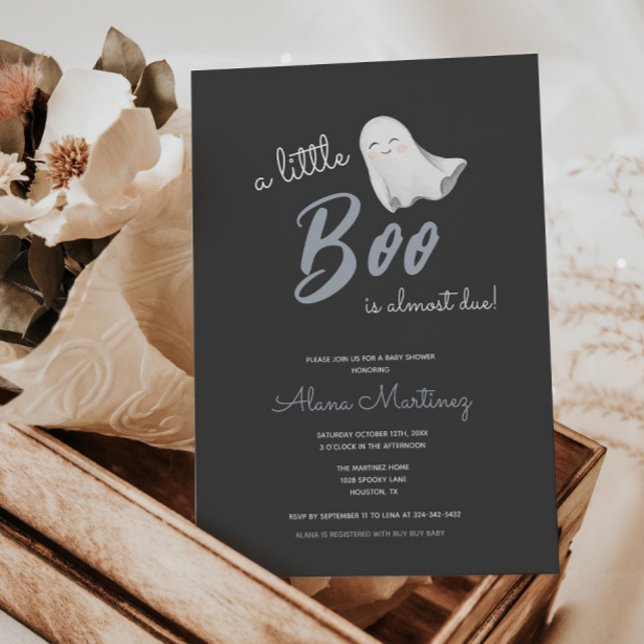 Little Boo Halloween Baby Shower | Inbjudningar (Skapare uppladdad)