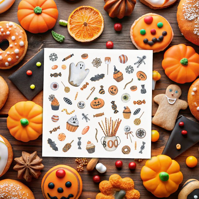 Little Boo Halloween Baby Shower Pappersservett (Skapare uppladdad)