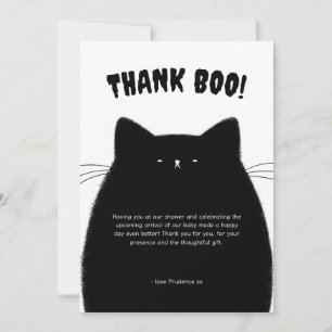 Little Boo Halloween Baby Shower Tack Kort