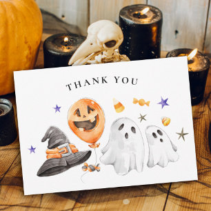 Little Boo Halloween Baby Shower Tack Kort