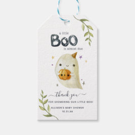 Little Boo Halloween | Baby Shower Tacksamhetsgåva Presentetikett