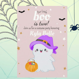 Little Boo Halloween Birthday-inbjudan Inbjudningar