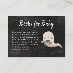 Little Boo Halloween Boy Shower Bok-begäran Tilläggskort