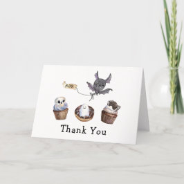 Little Boo Halloween cuppie Baby Shower Tack Kort