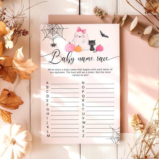 Little Boo Halloween-duschspelet baby namn tävling (Skapare uppladdad)
