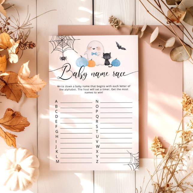 Little Boo Halloween-duschspelet baby namn tävling (Skapare uppladdad)