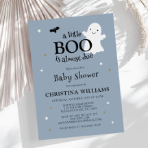 Little Boo Halloween Ghost Pojke Bebis Dusch