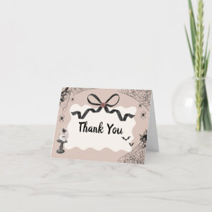 Little Boo Halloween Gothic Baby Shower Tack Kort
