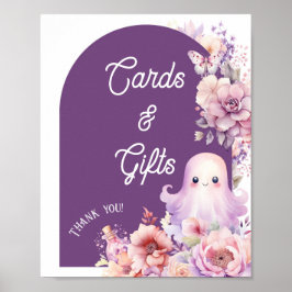 Little Boo halloween-kort och presenter Baby Showe Poster