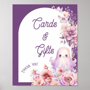 Little Boo halloween-kort och presenter Baby Showe Poster