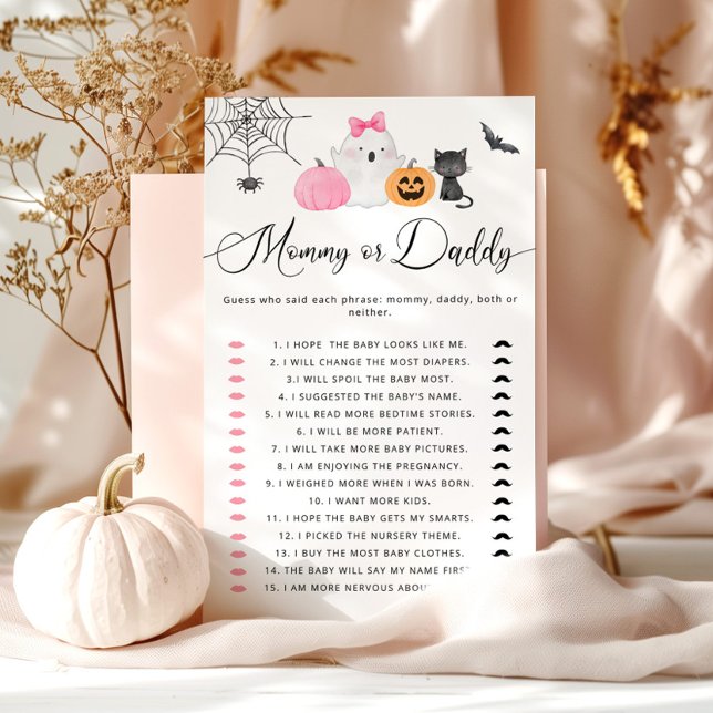 Little boo Halloween-Mamma eller pappa-spel (Skapare uppladdad)