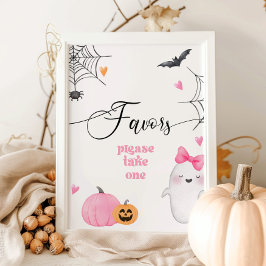 Little Boo halloween presentlek saker vänligen ta Poster