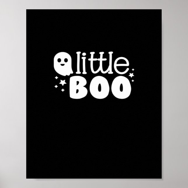 Little Boo Halloween Print Design Poster (Framsidan)