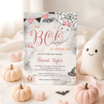 Little Boo Halloween Rosa Girl Girl Ghost Baby Sho