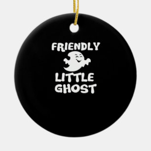 Little Boo Halloween Skriv ut Julgransprydnad Keramik