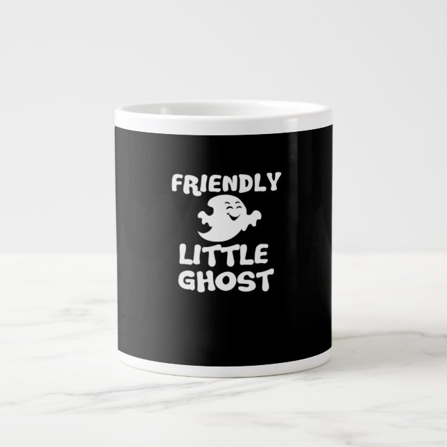 Little Boo Halloween Skriv ut Jumbo Mugg (Framsidan)