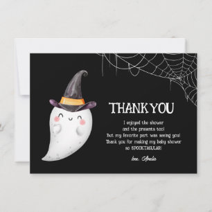 Little Boo Halloween-spökbabydusch Tack Kort