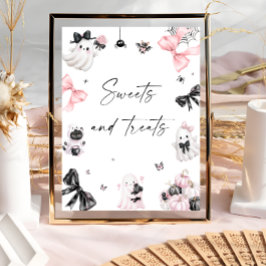 Little Boo Halloween Sweets and Treats Poster