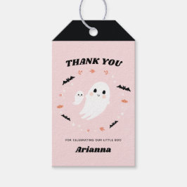 Little Boo Halloween Tack för märkrn Presentetikett