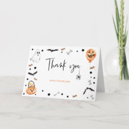 Little Boo Halloween-tackkort Kort