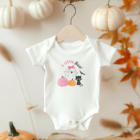 Little Boo har snart förlossning rosa baby shower