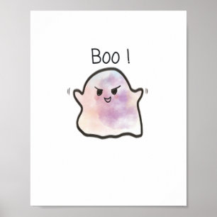 Little Boo is Cheeky Funny Meme Poster