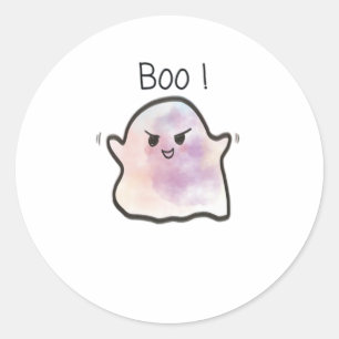 Little Boo is Cheeky Funny Meme Runt Klistermärke